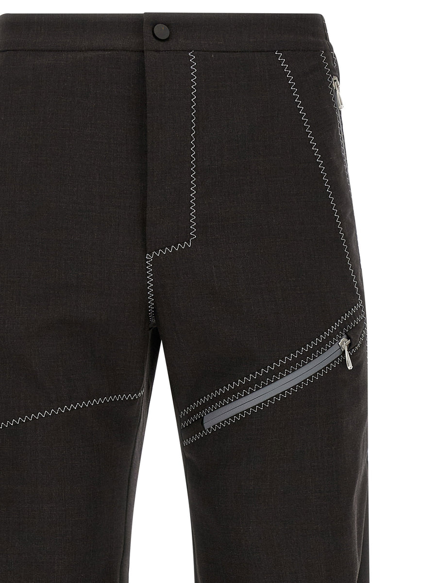 Kiko Kostadinov Fosco Pants Premium Virgin Wool With Asymmetric Panel For Men Today