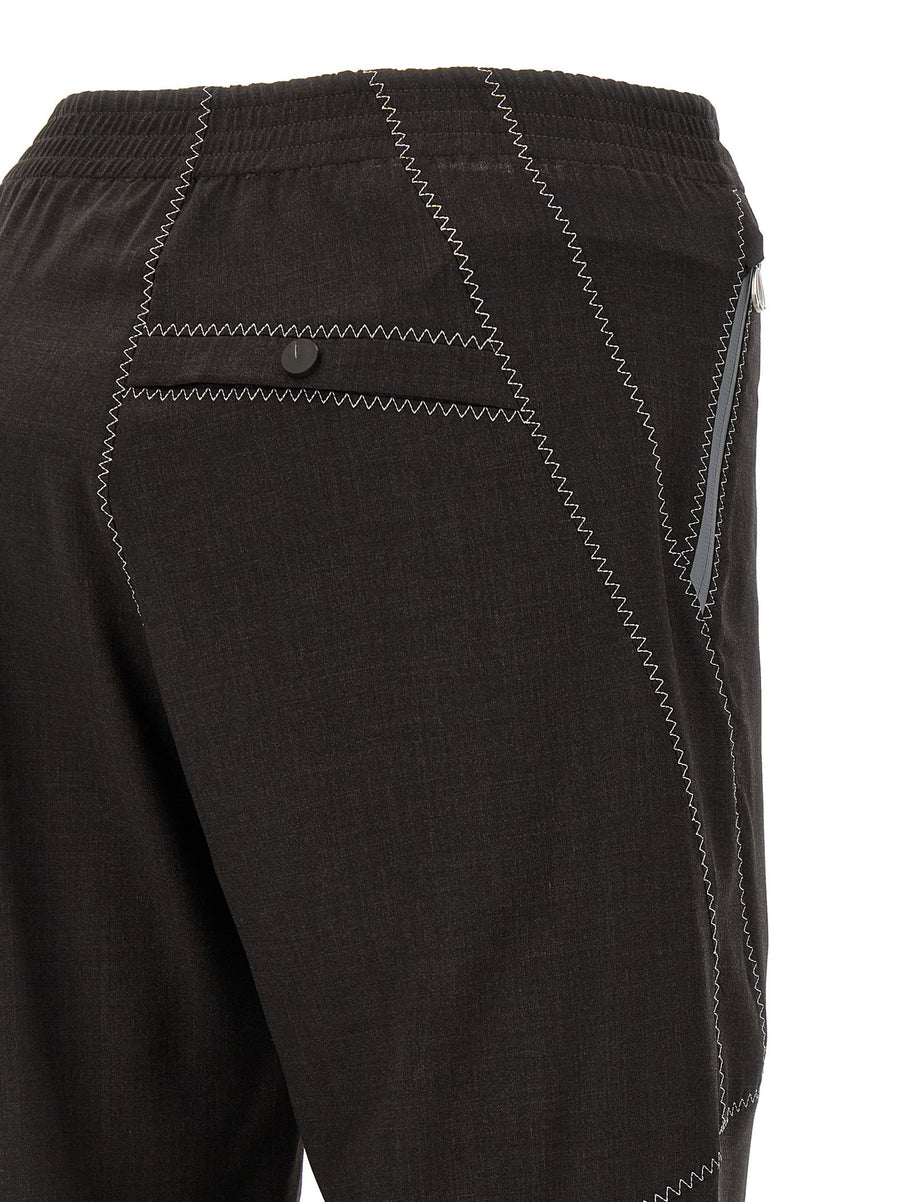 Kiko Kostadinov Fosco Pants Premium Virgin Wool With Asymmetric Panel For Men Today