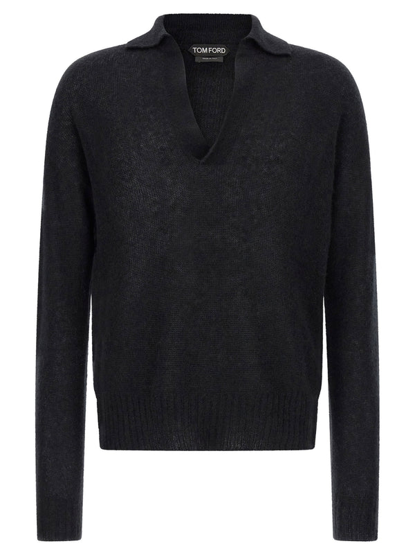 Tom Ford Cashmere And Silk Polo Shirt