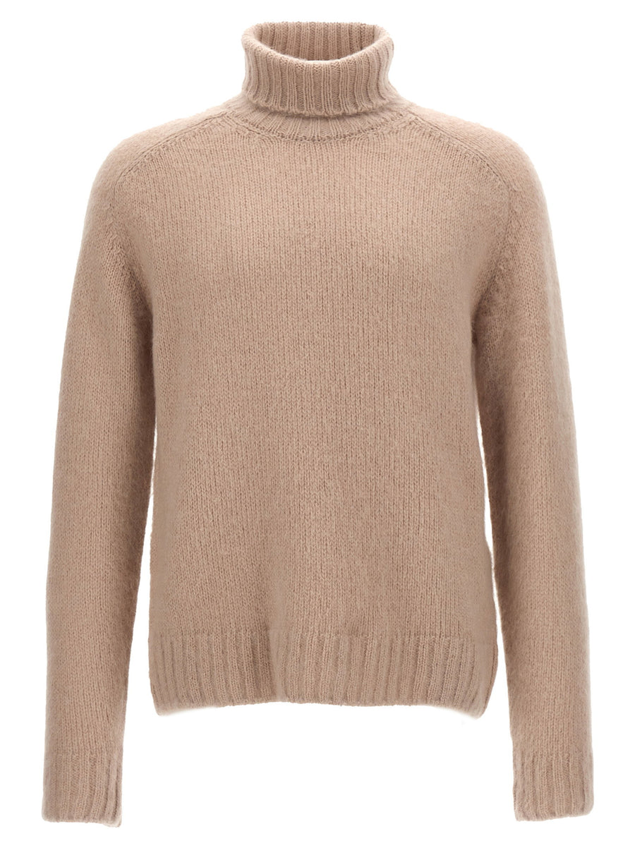 Tom Ford Mohair Sweater Lux Premium Wool Blend High Neck Layering Knit Pink For Women Winter Wardrobe Essential