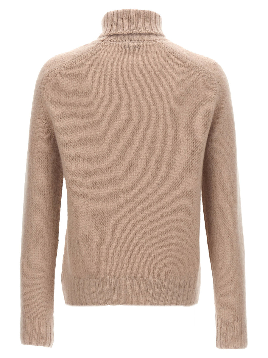 Tom Ford Mohair Sweater Lux Premium Wool Blend High Neck Layering Knit Pink For Women Winter Wardrobe Essential