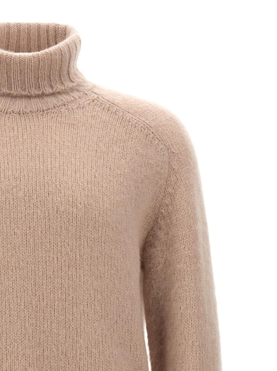 Tom Ford Mohair Sweater Lux Premium Wool Blend High Neck Layering Knit Pink For Women Winter Wardrobe Essential