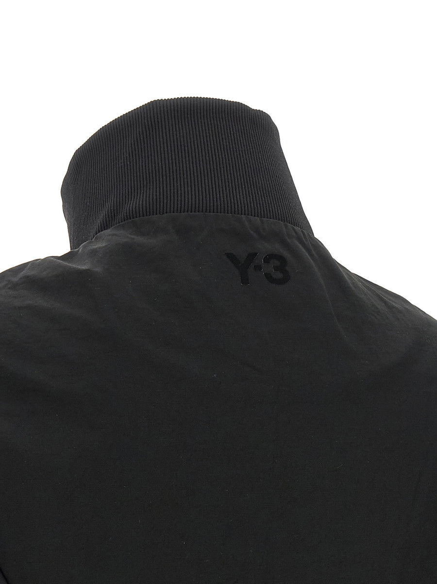 Y-3 Gradient 3 Stripes Sweatshirt Luxe Lightweight Twill With Sculpted Hem For Women