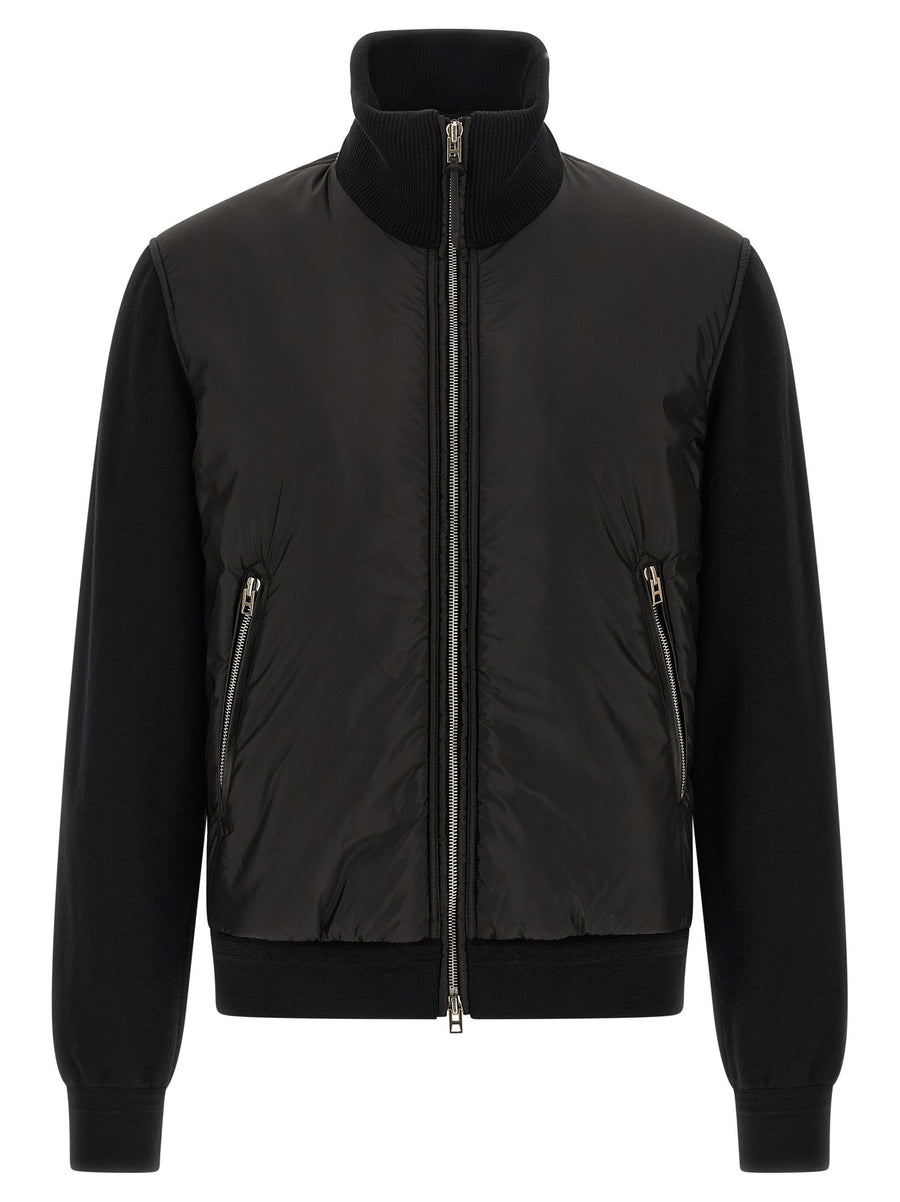 Tom Ford Merino Wool Bomber Jacket For Women And Men Luxury Extra Fine Merino Wool City Ready Style