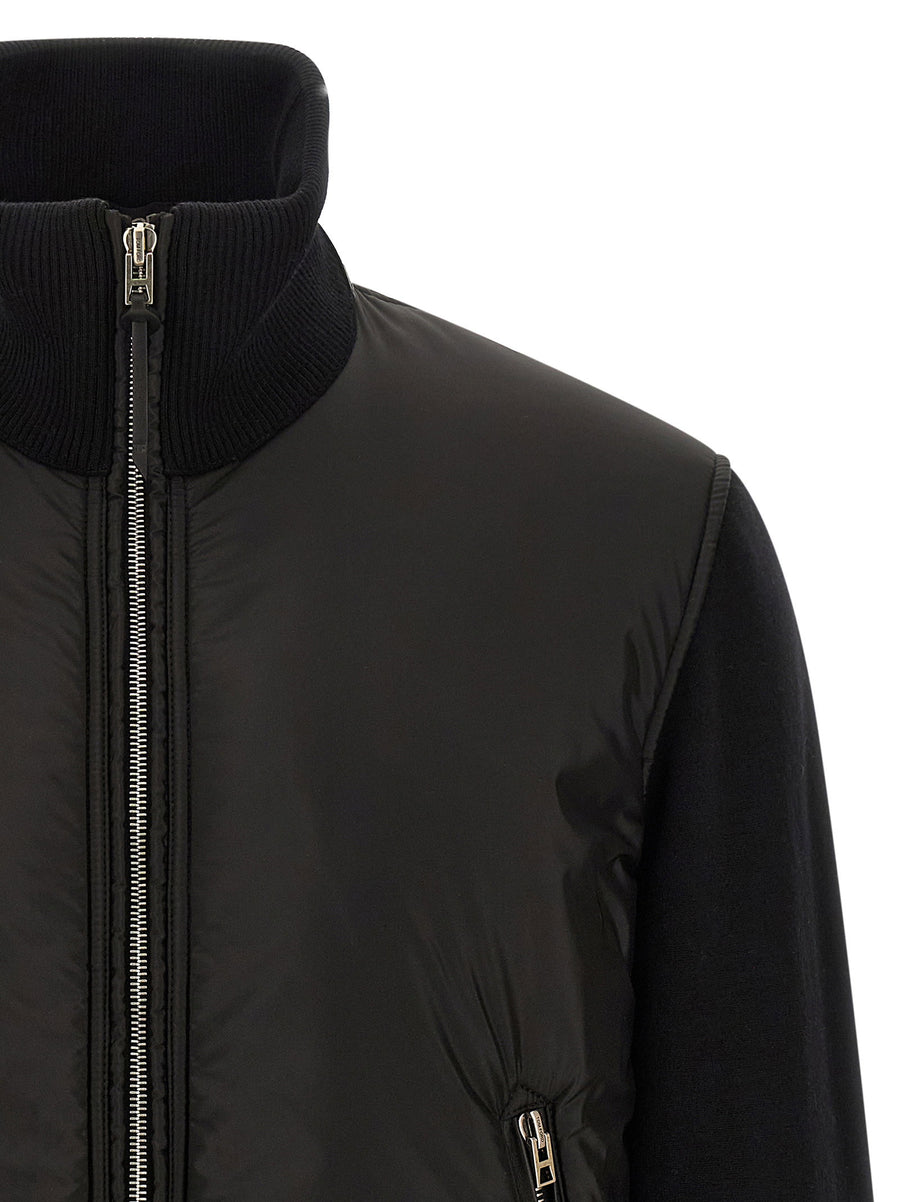 Tom Ford Merino Wool Bomber Jacket For Women And Men Luxury Extra Fine Merino Wool City Ready Style