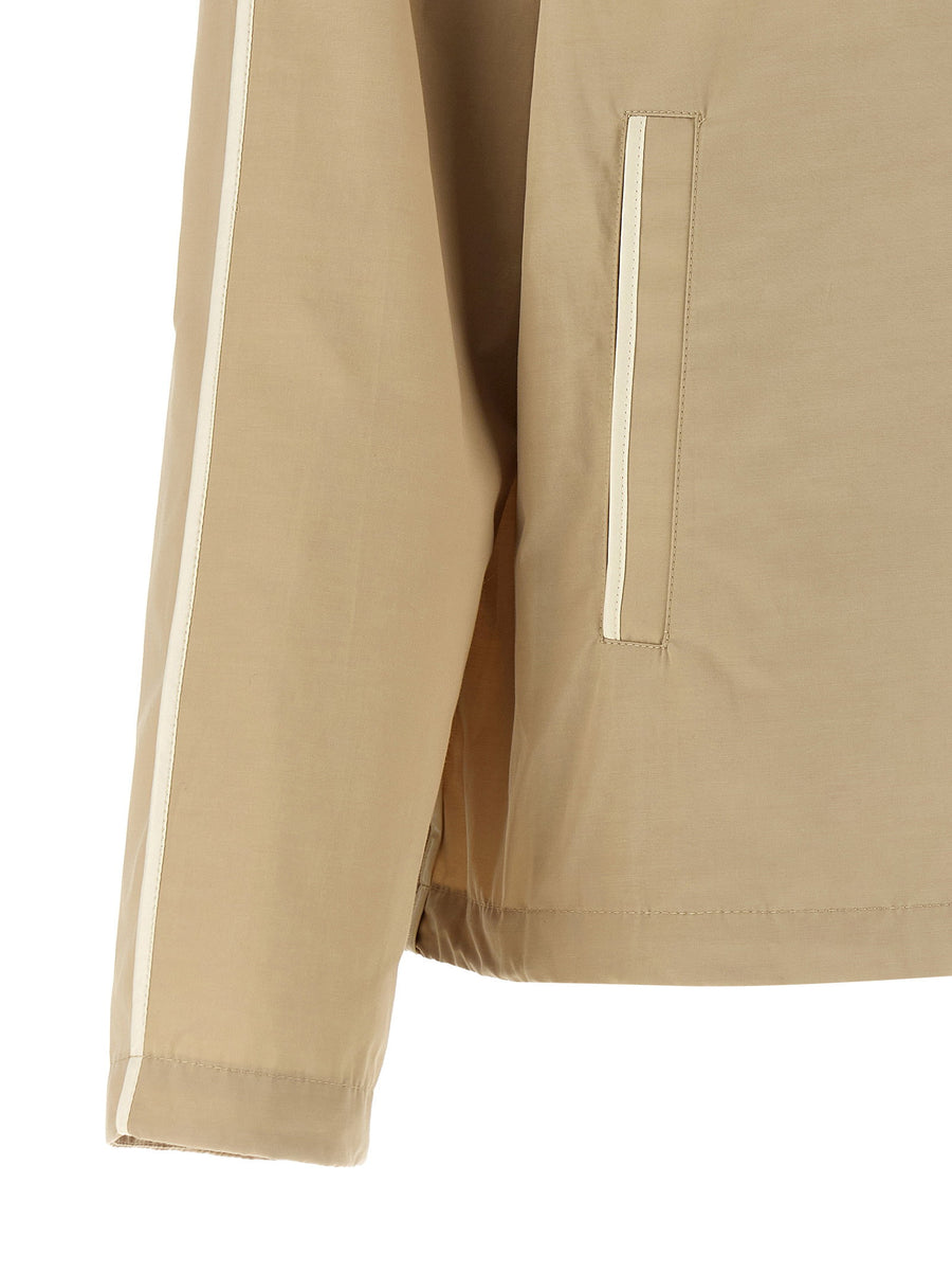 Moncler Sarracenia Jacket For Women Hooded Tech Poplin Fabric Versatile Transitional Weather
