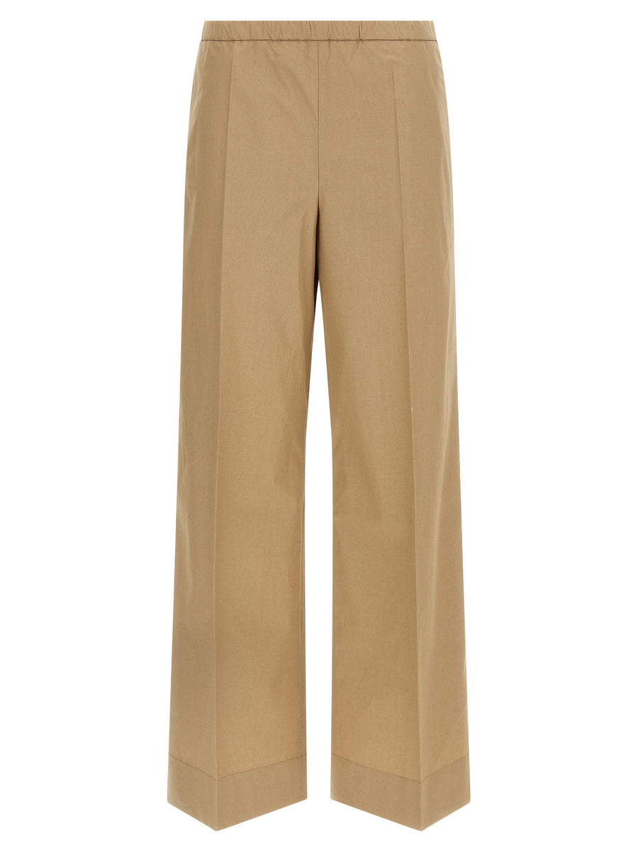 Moncler Grosgrain Logo Patch Pants