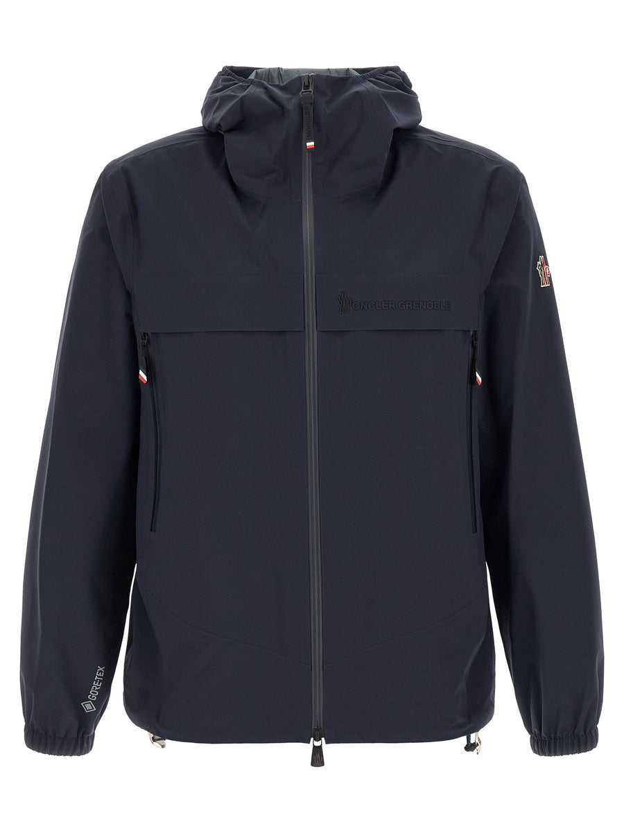 Moncler Grenoble Shipton Shell Jacket For Men Breathable Water Repellent Gore Tex 3L Packable Outerwear
