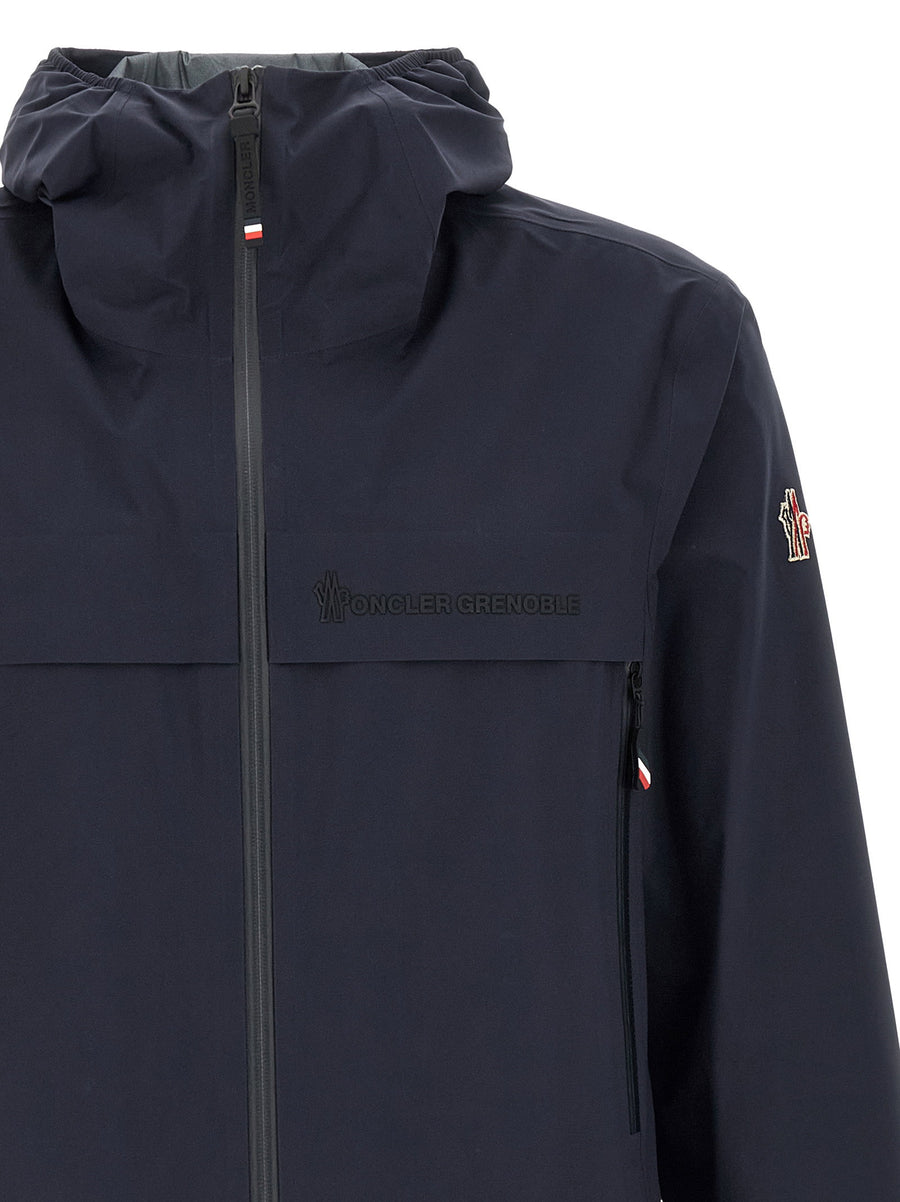 Moncler Grenoble Shipton Shell Jacket For Men Breathable Water Repellent Gore Tex 3L Packable Outerwear