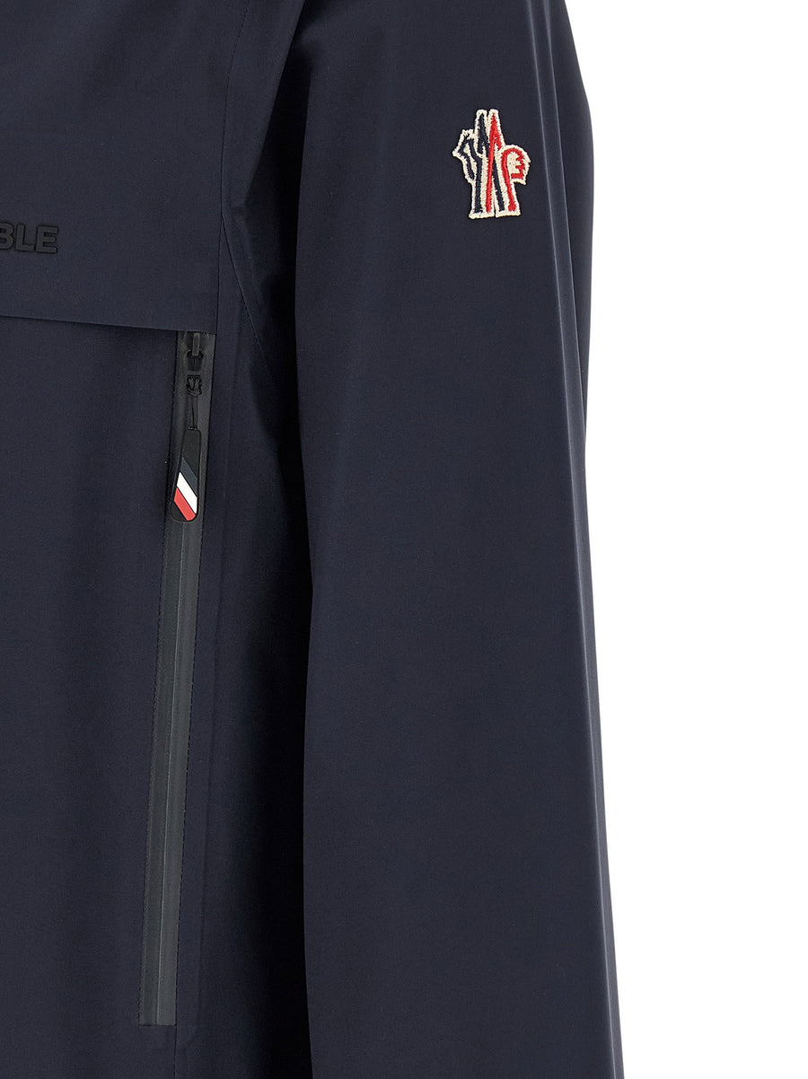 Moncler Grenoble Shipton Shell Jacket For Men Breathable Water Repellent Gore Tex 3L Packable Outerwear