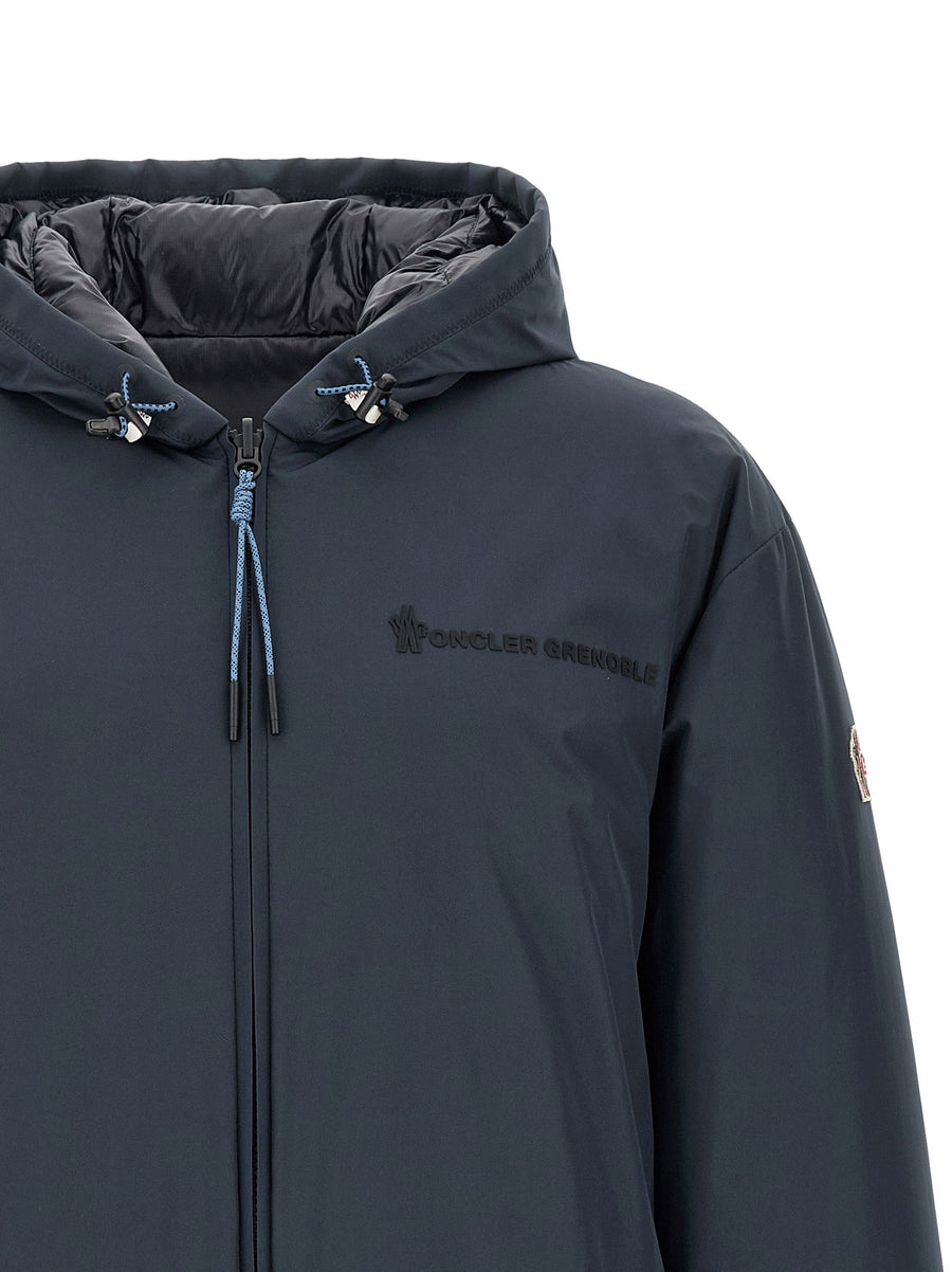 Moncler Grenoble Berguns Reversible Jacket Versatile For Men Water Repellent Goose Down Insulated