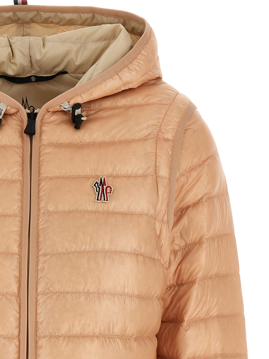 Moncler Grenoble 2-In-1 Karura Down Jacket for Women - Water-Repellent, City-Ready Luxury