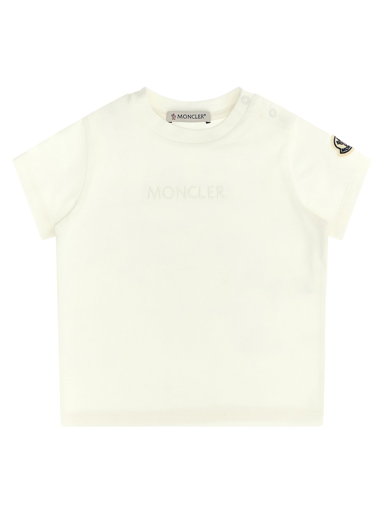 Moncler Enfant Logo Embroidery T-shirt