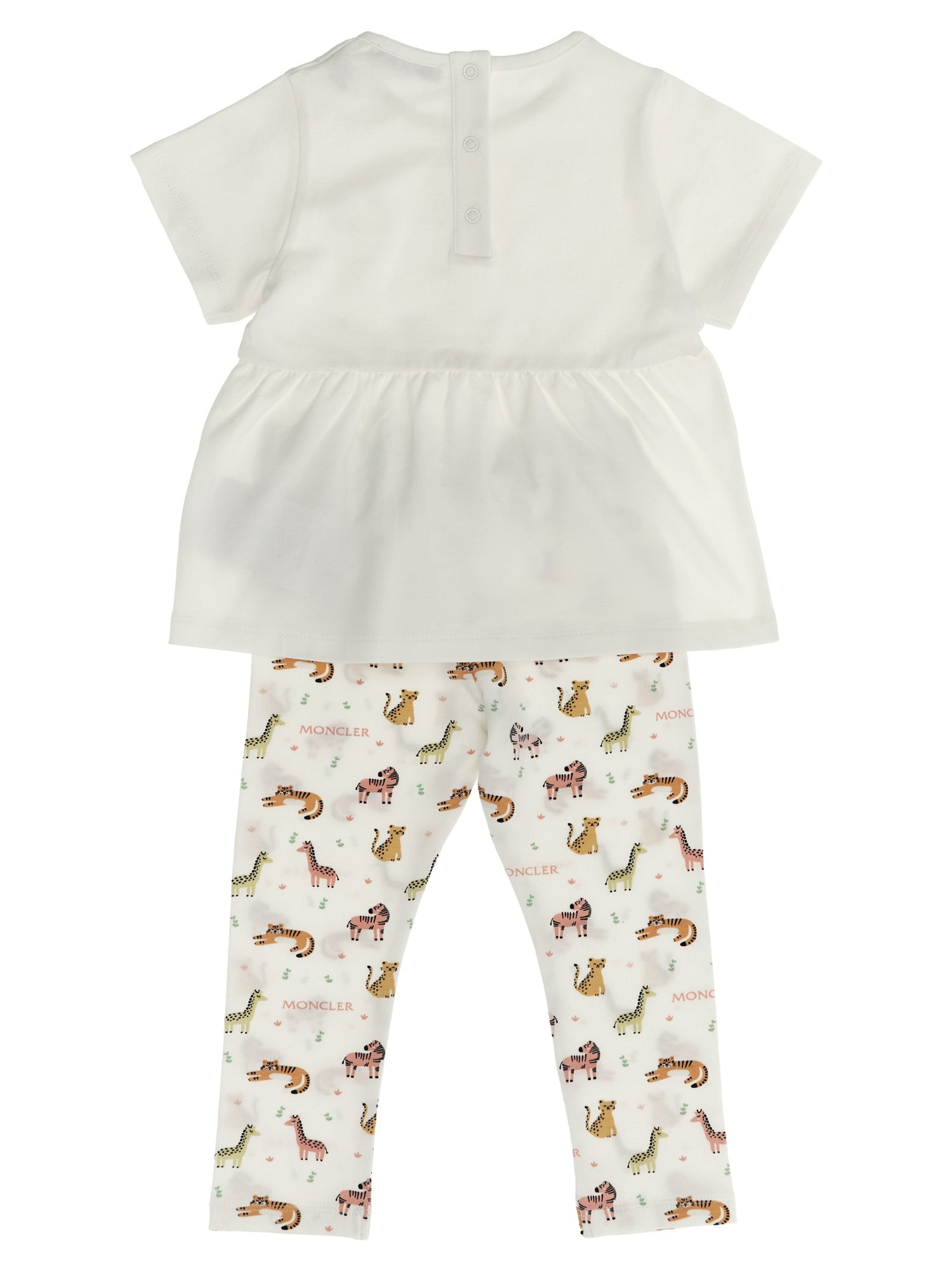 Moncler Enfant Animal Print T-shirt + Leggings Set