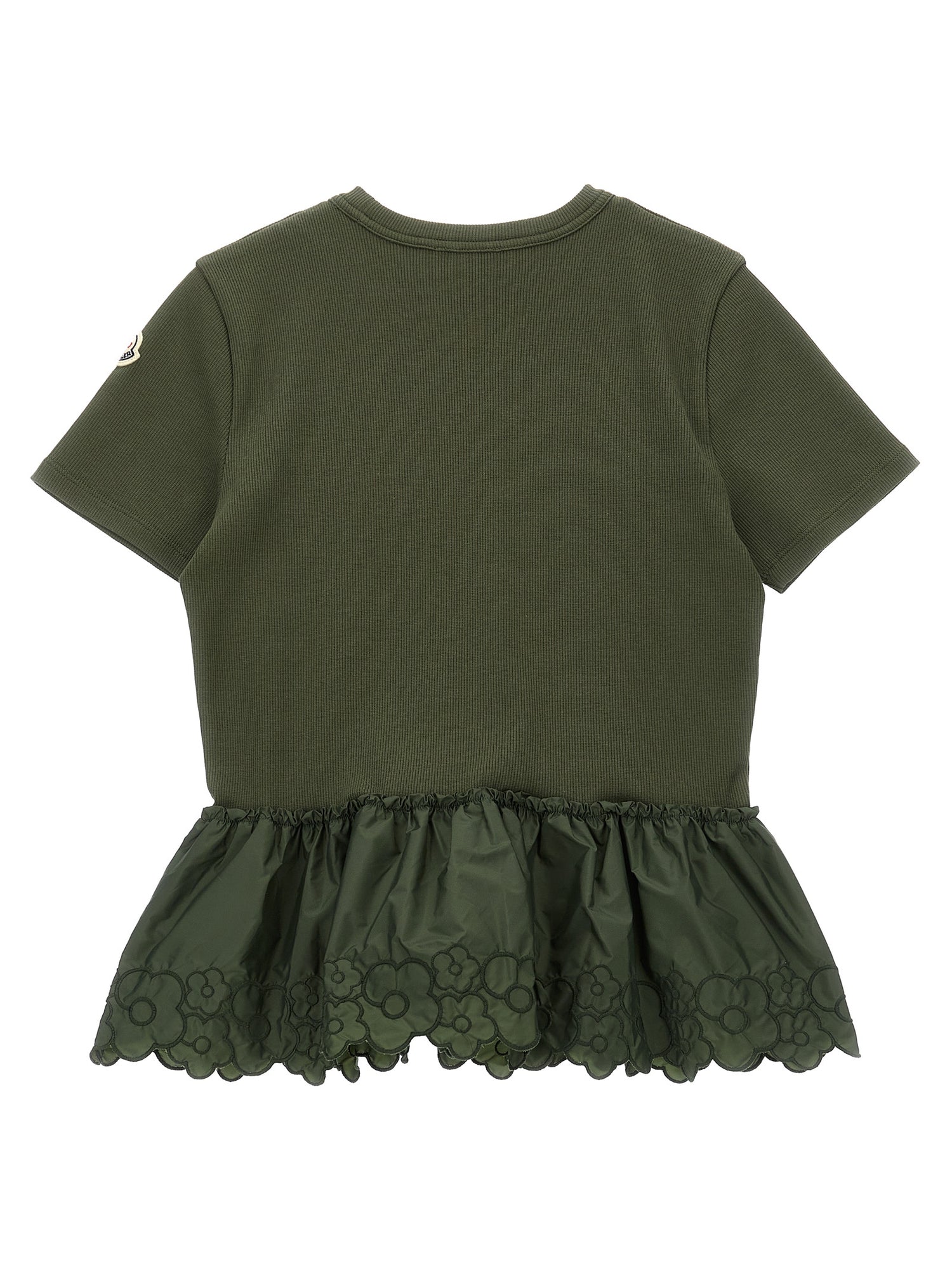 Moncler Enfant Floral Embroidery T-shirt
