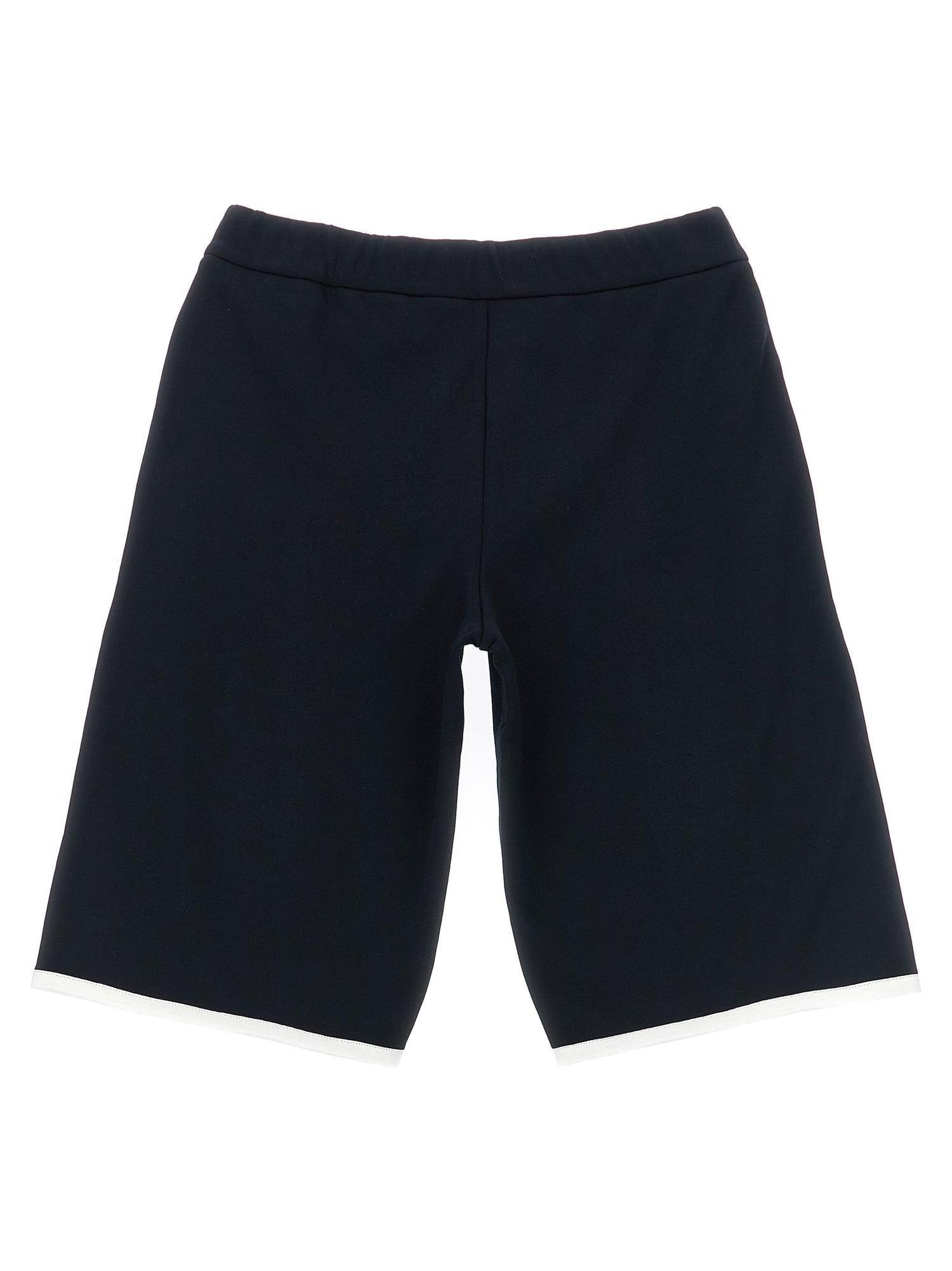 Moncler Enfant Logo Patch Bermuda Shorts