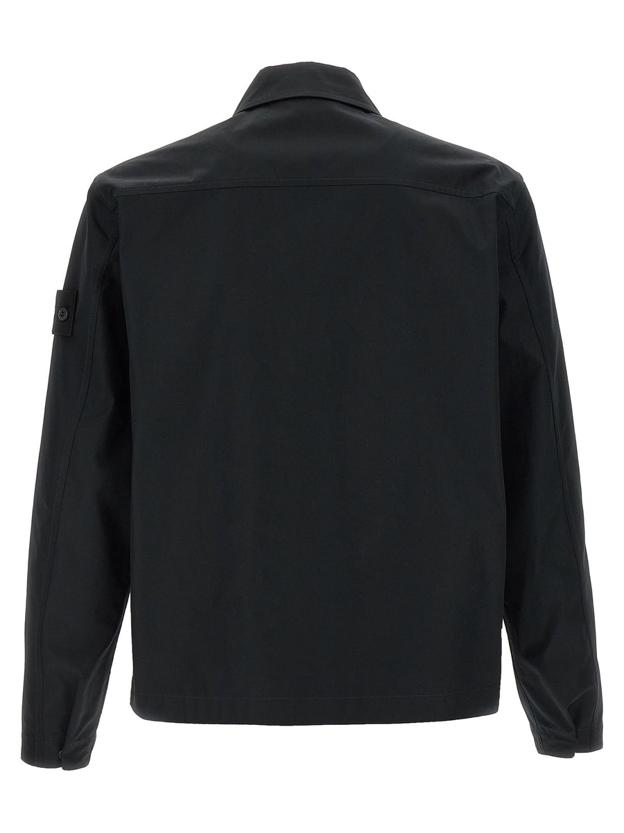 Stone Island Cotton Overshirt For Men Premium Organic Cotton Breathable Versatile Layer SS26