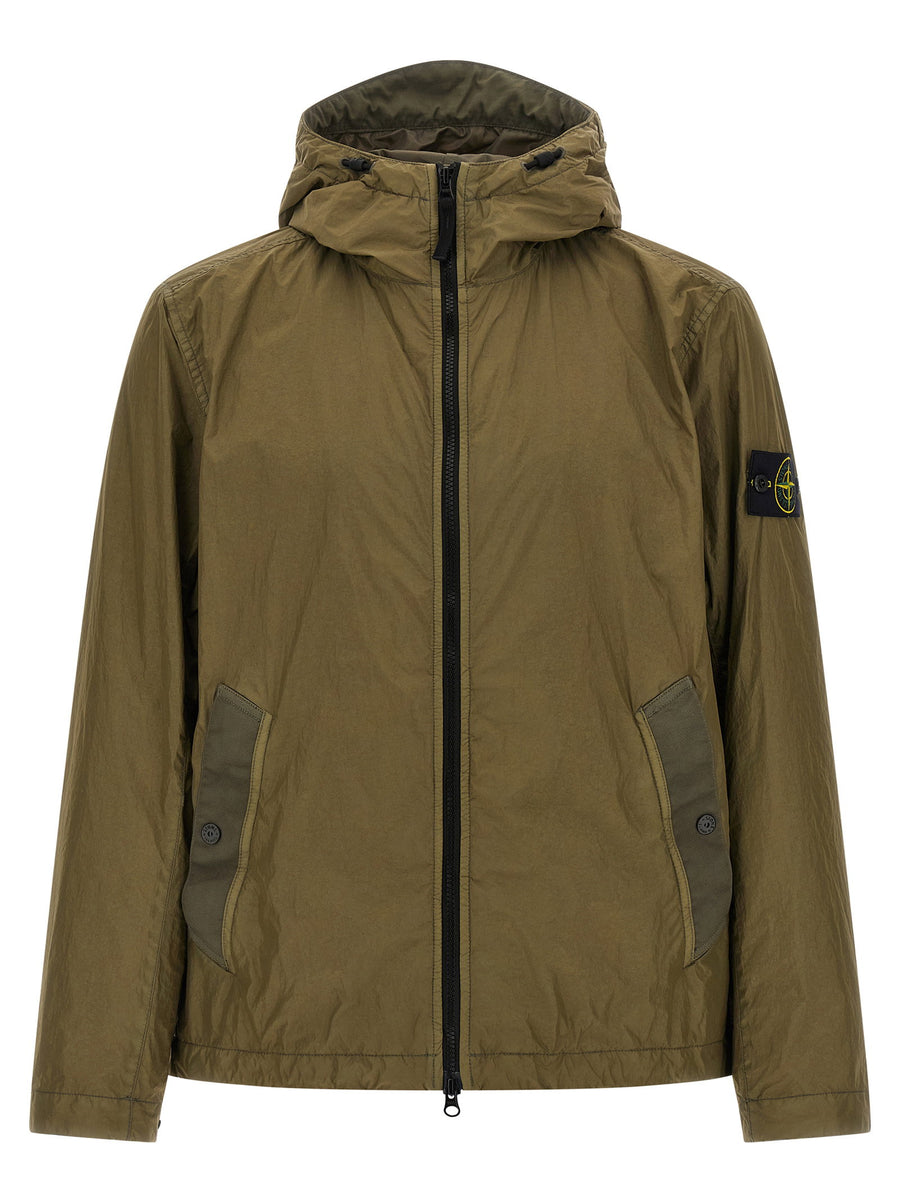 Stone Island Lightweight Nylon Reps Jacket Green 4100001