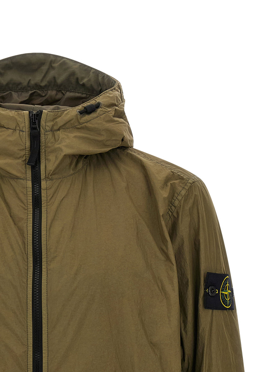 Stone Island Lightweight Nylon Reps Jacket Green 4100001