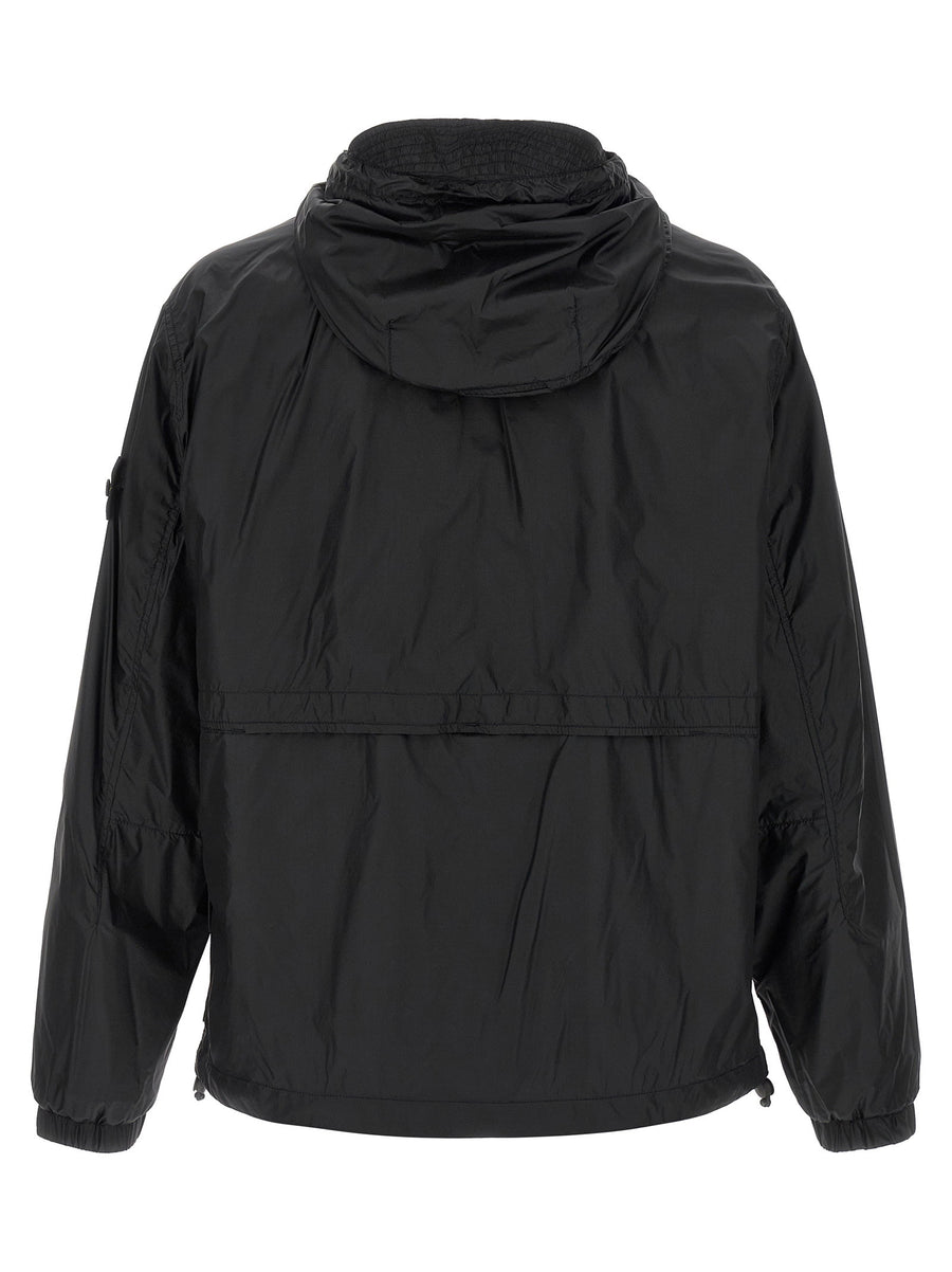 Stone Island Cordura Tech Jacket for Men Blue SS26 High Tenacity Ripstop Nylon Durable Outerwear