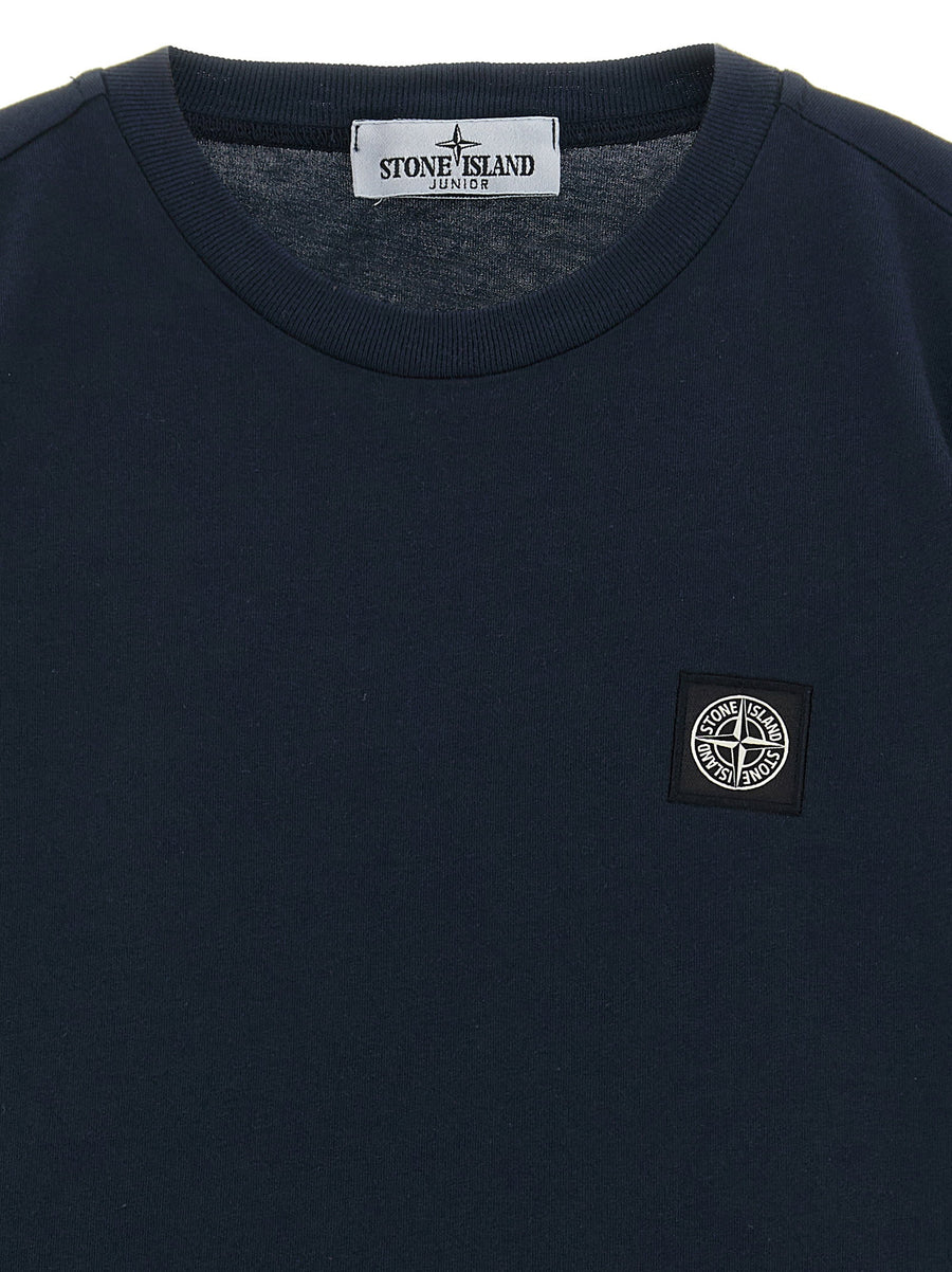 Stone Island Junior Compass Logo T-shirt