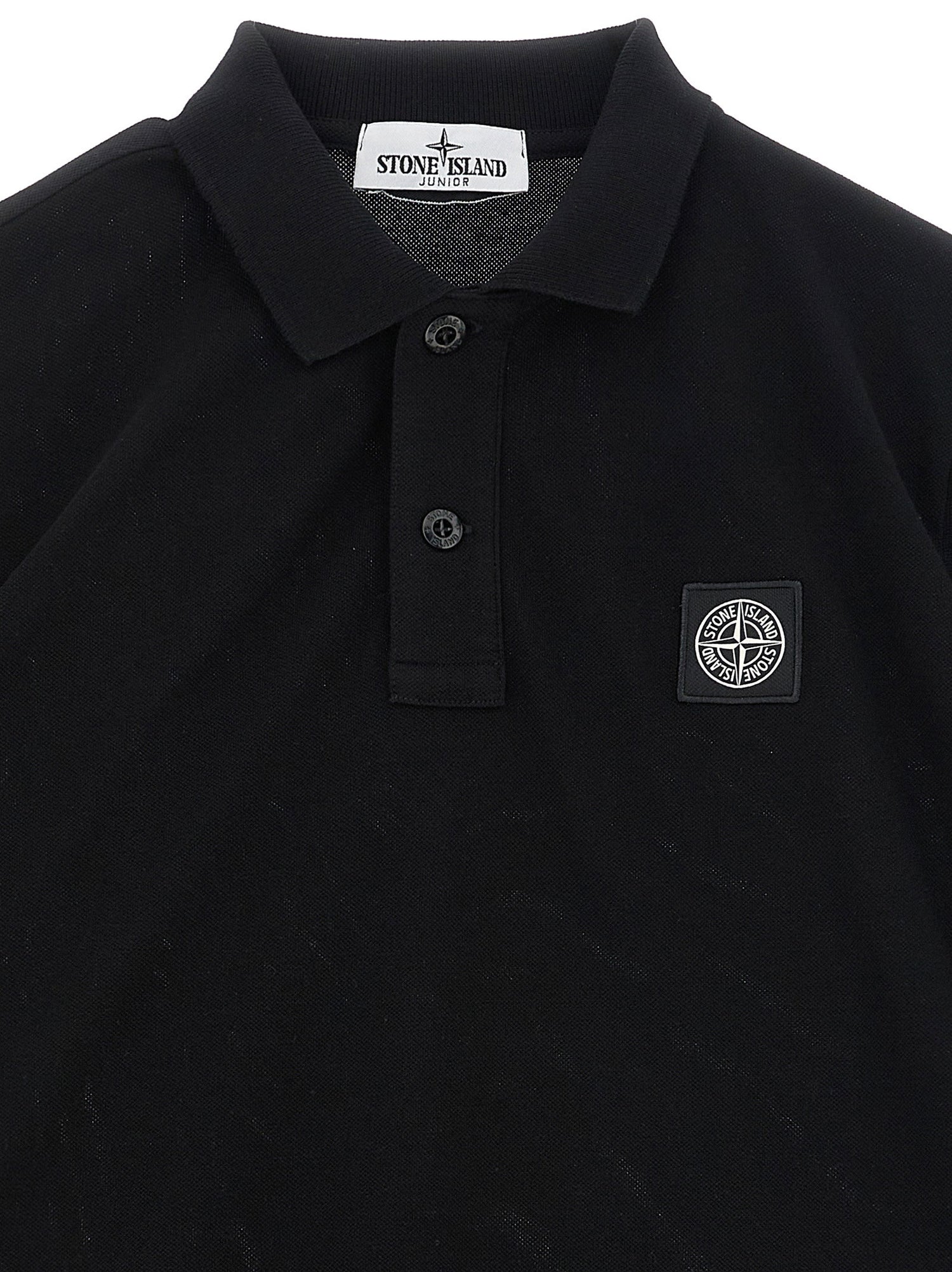 Stone Island Junior Compass Logo Polo Shirt
