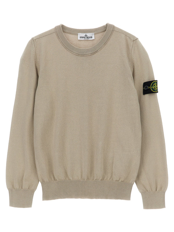 Stone Island Junior Logo Badge Sweater