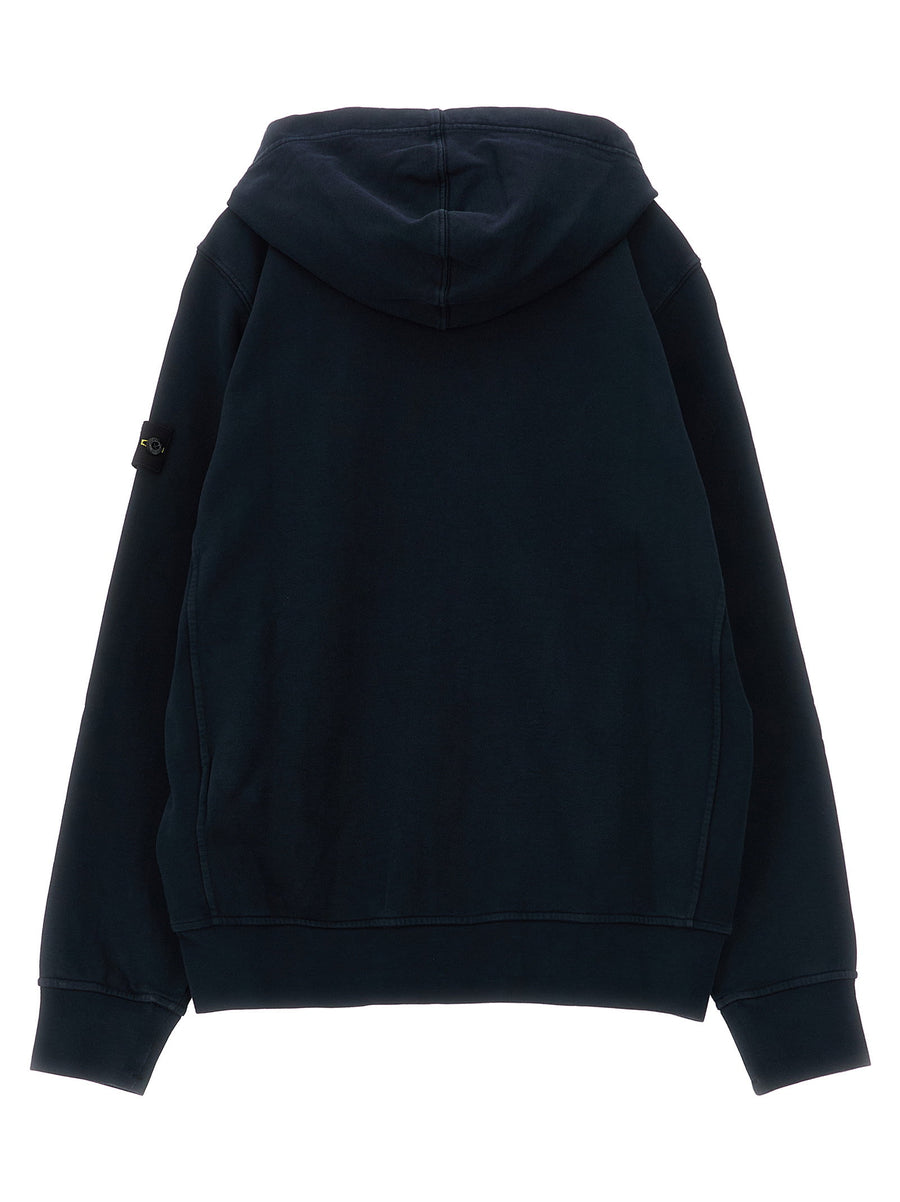 Stone Island Junior Logo Badge Hoodie