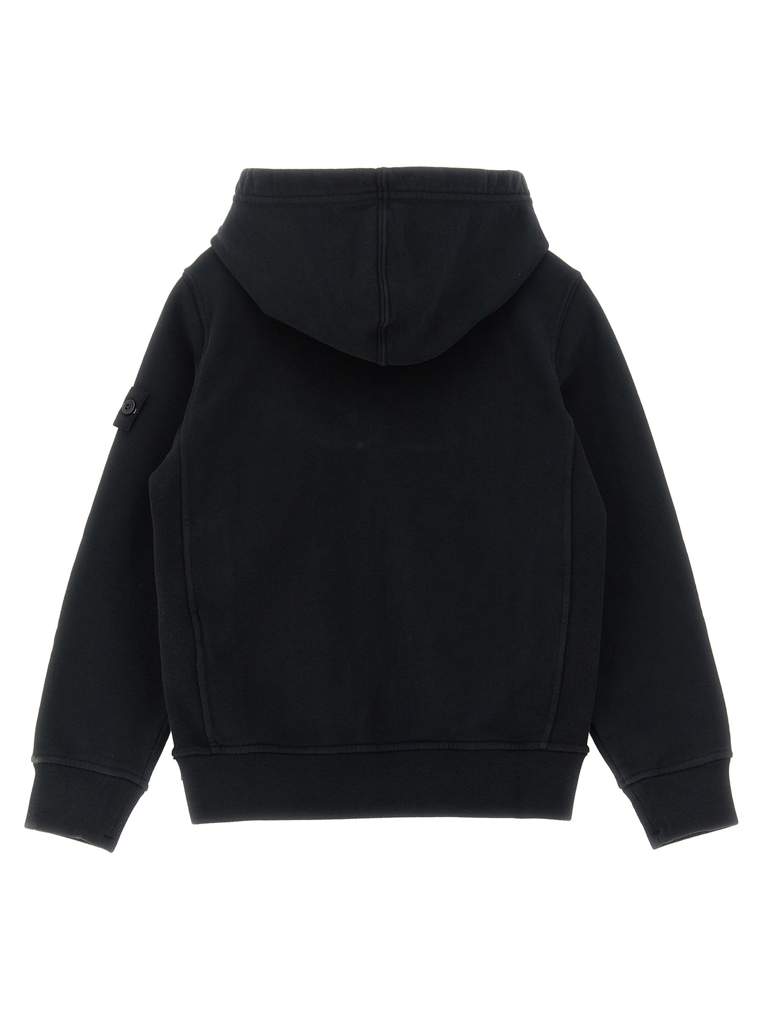 Stone Island Junior Logo Badge Hoodie