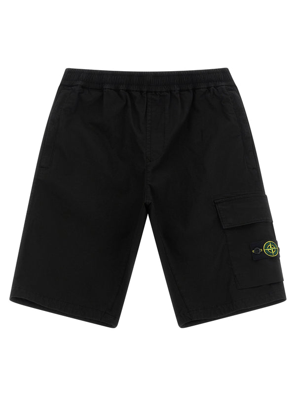 Stone Island Junior Cargo Bermuda Shorts