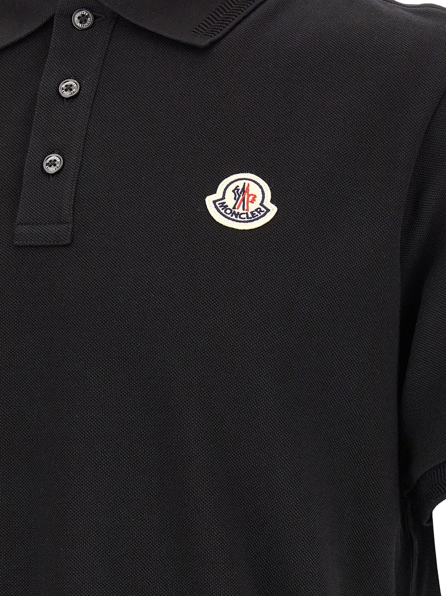 Moncler Logo Patch Polo Shirt
