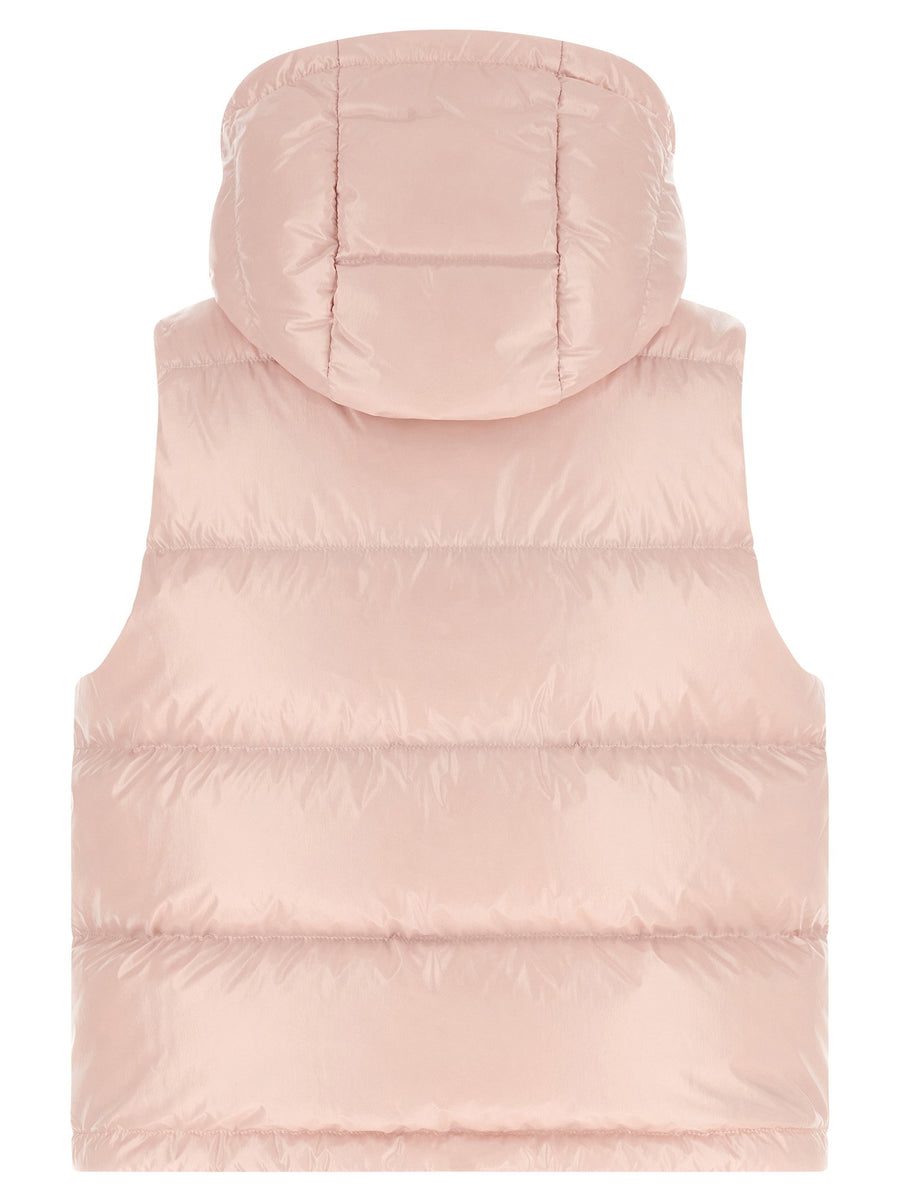 Moncler Niverolle Pink Padded Vest For Women Regular Fit Quilted