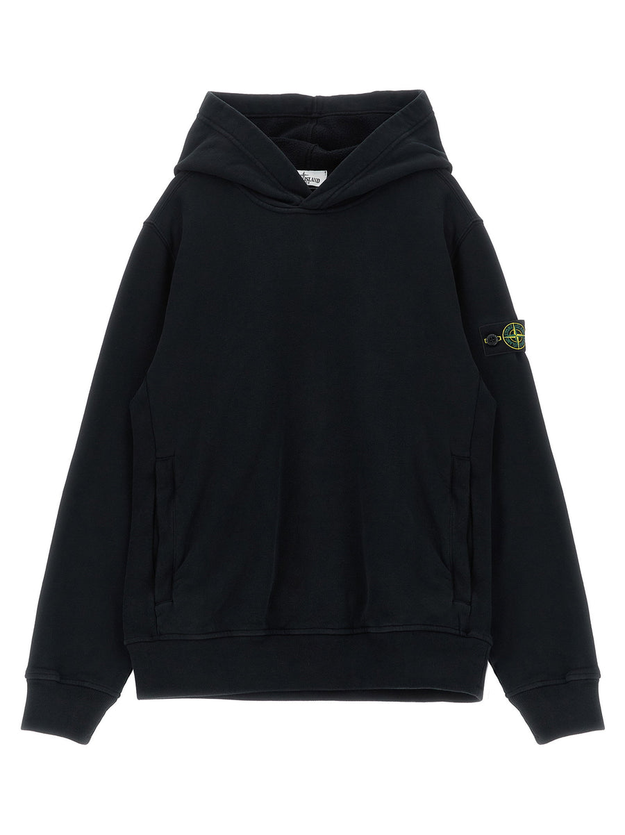 Stone Island Junior Badge Logo Hoodie