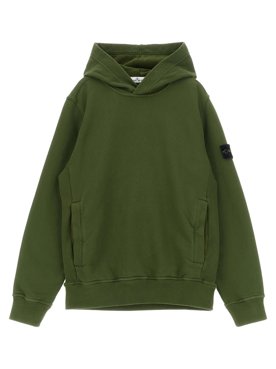 Stone Island Junior Badge Logo Hoodie
