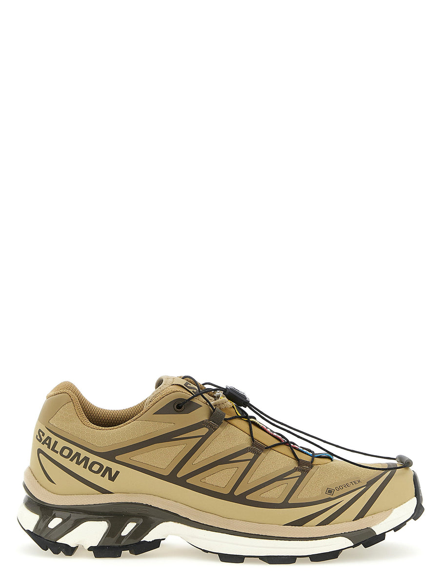 Salomon XT6 GTX Sneakers Beige Textile Unisex UK Size