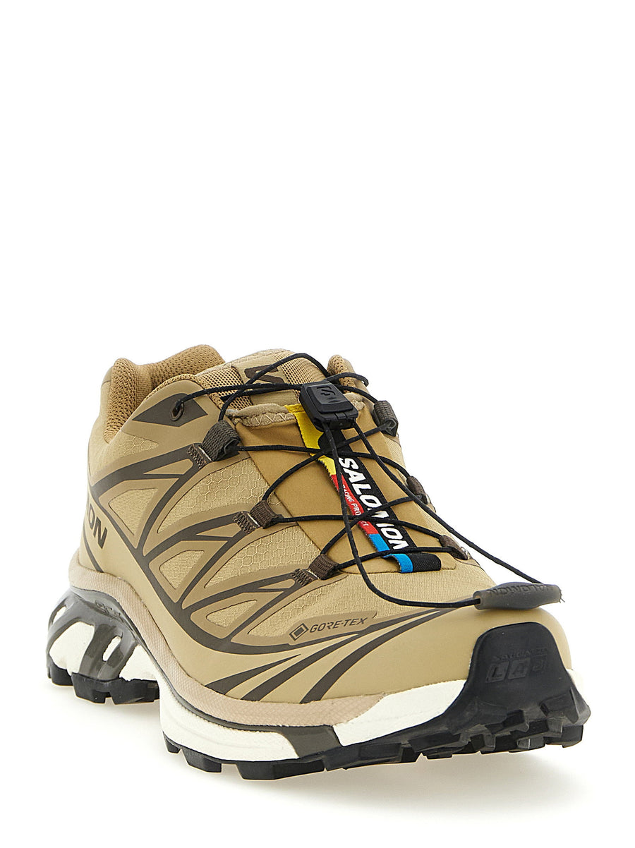 Salomon XT6 GTX Sneakers Beige Textile Unisex UK Size