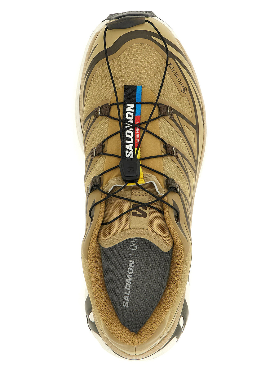Salomon XT6 GTX Sneakers Beige Textile Unisex UK Size