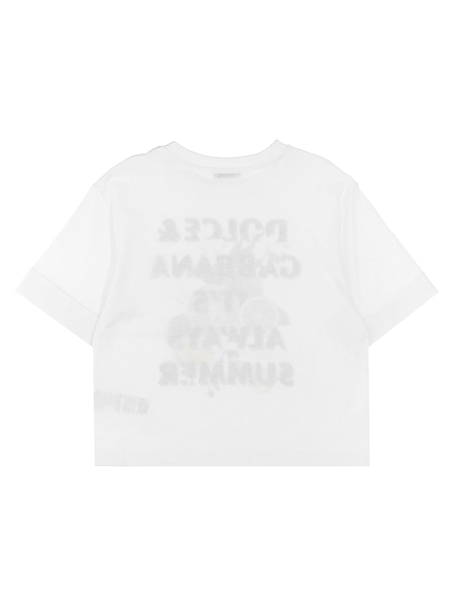 Dolce & Gabbana Glitter Print T-shirt