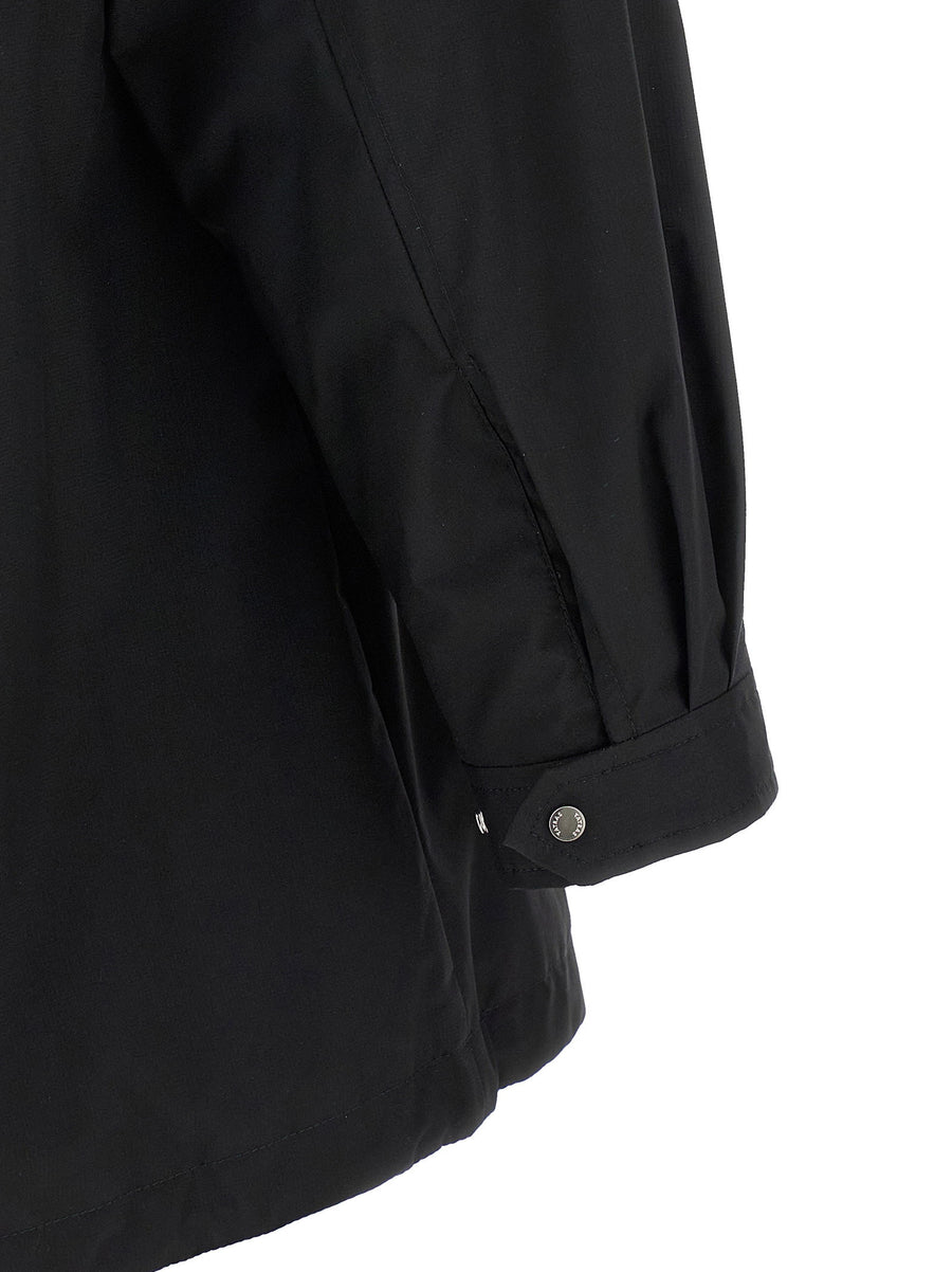 Tatras Veria Windbreaker For Women Lightweight Nylon Windproof Jacket With High Neck And Drawstring Waist
