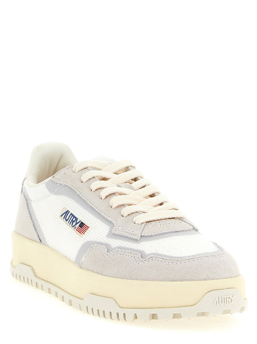Autry Wildpace Low Sneakers For Men Durable Gray Ripstop And Suede Cordura Upper For Versatile Daily Wear