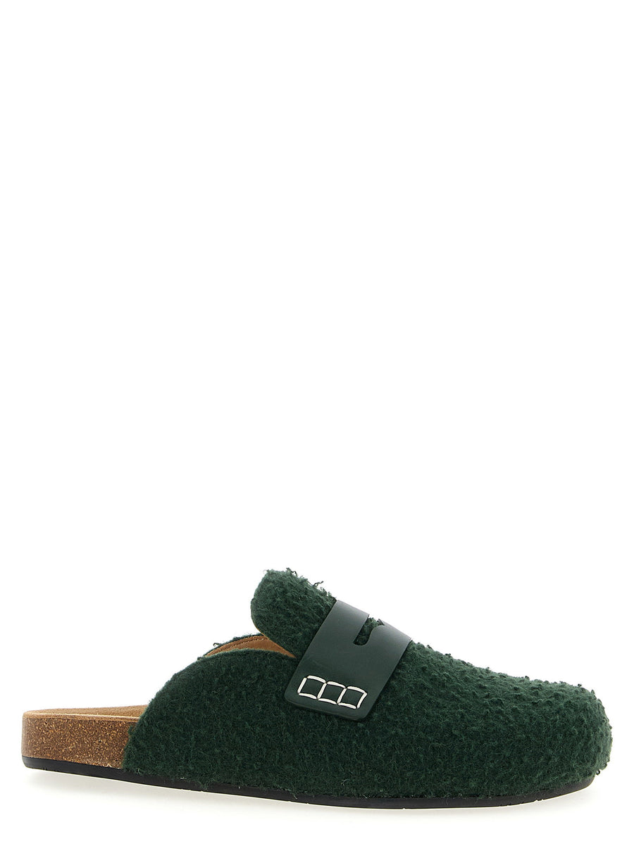 J.w.anderson Felt Loafer Mules