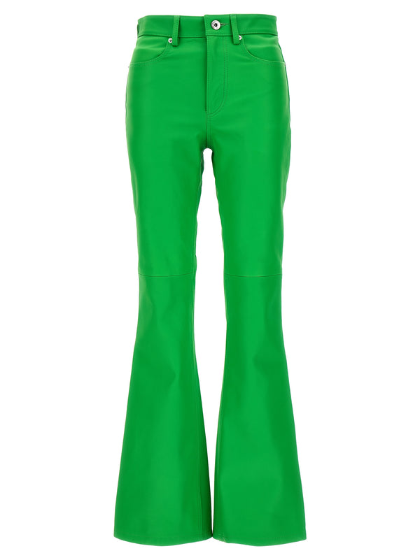 J.w.anderson Leather Bootcut Trousers