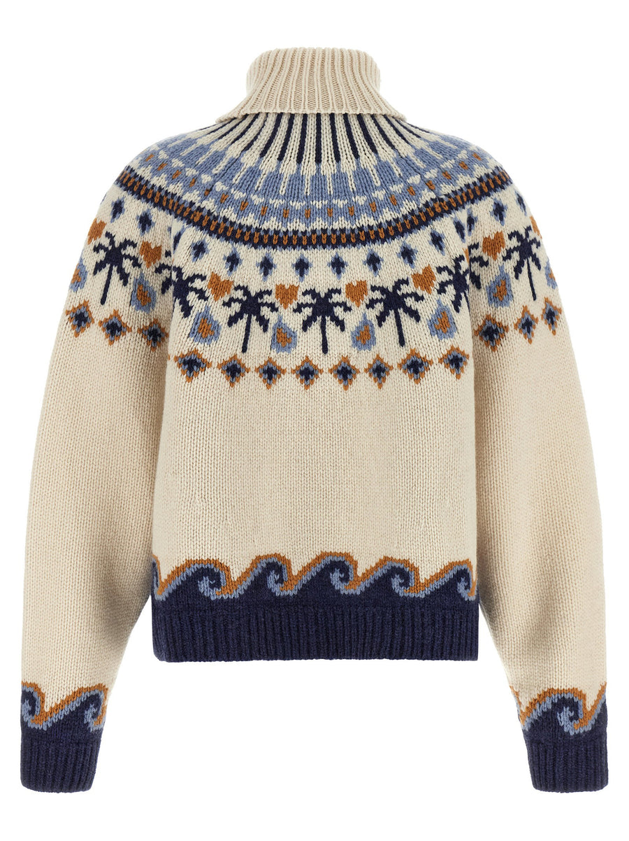 Alanui Sweet Winter Turtleneck Sweater