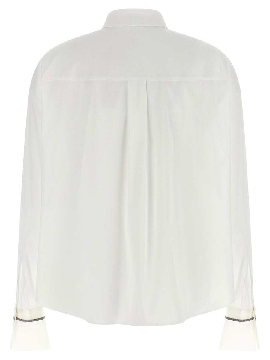 Brunello Cucinelli Shiny Cuffs Shirt