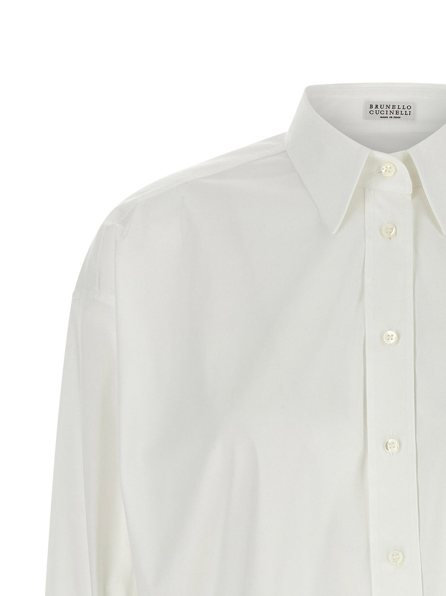Brunello Cucinelli Shiny Cuffs Shirt