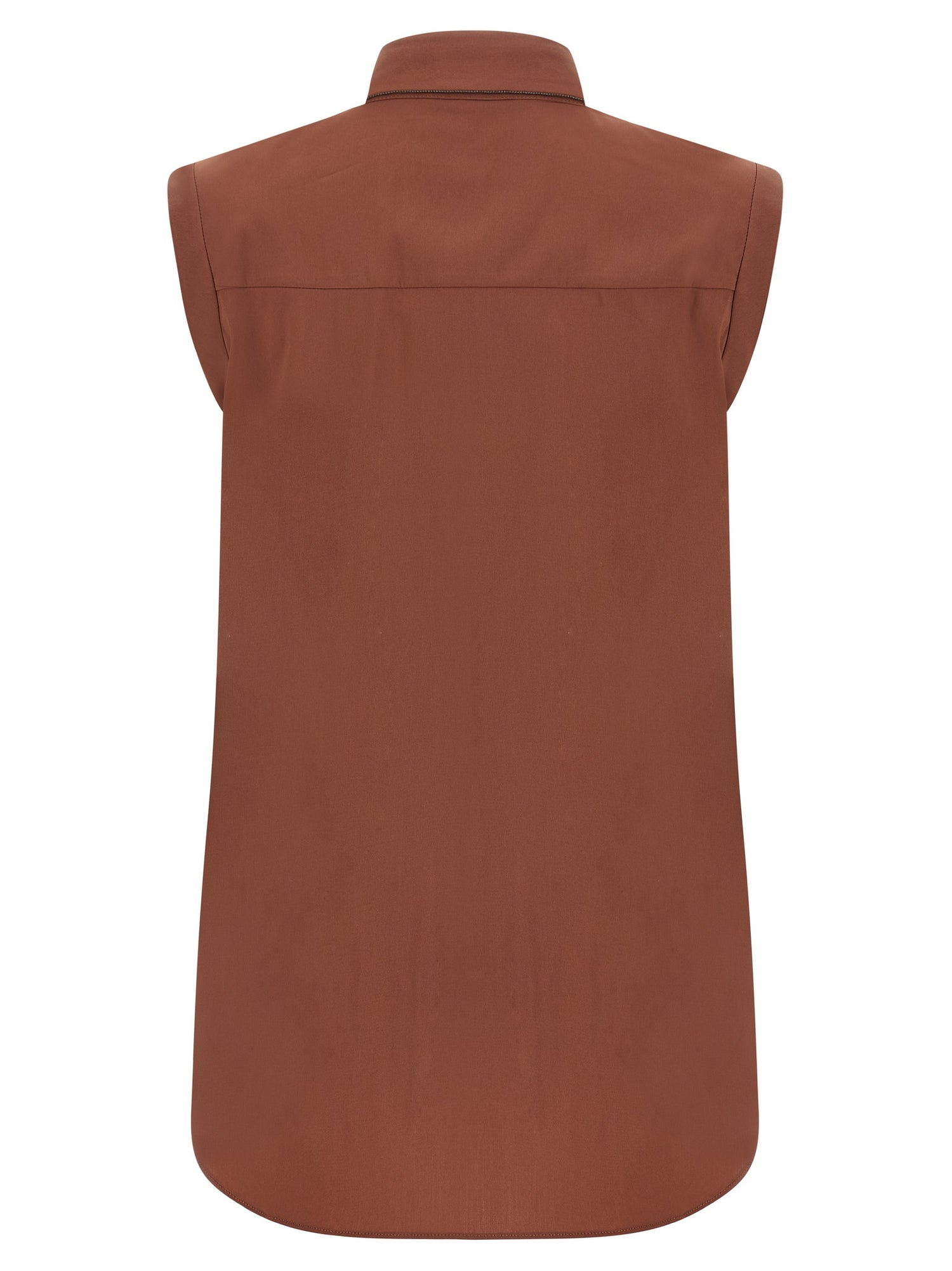 Brunello Cucinelli Shiny Trim Shirt