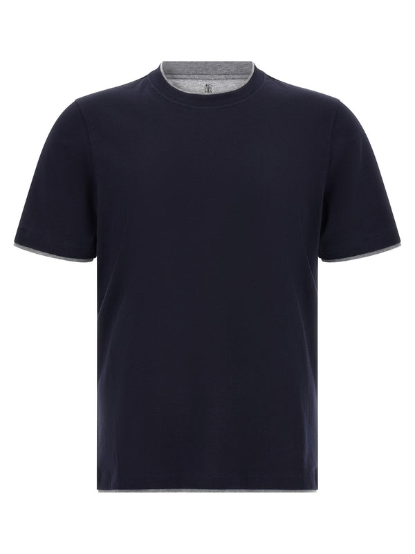 Brunello Cucinelli Double Layer T-shirt