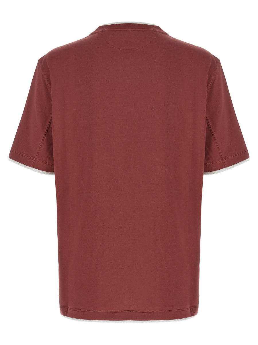 Brunello Cucinelli Double Layer T-shirt