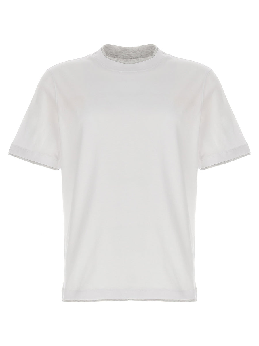 Brunello Cucinelli Double Layer T-shirt