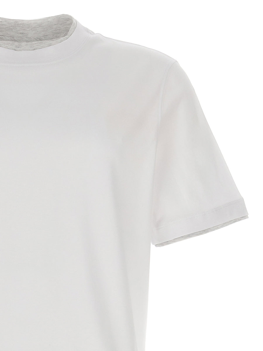 Brunello Cucinelli Double Layer T-shirt